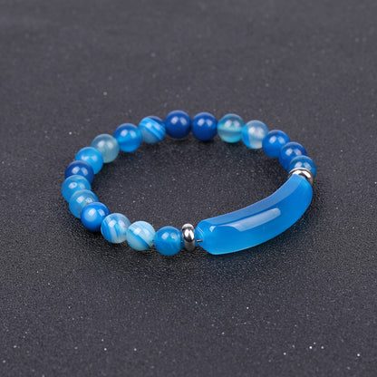 Fashion Ball Natural Stone Agate Bracelets