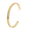 Casual Simple Style Solid Color Copper Plating Inlay Zircon 18k Gold Plated Bangle