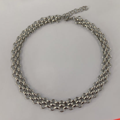 Wholesale Classic Style Solid Color Stainless Steel Plating 18k Gold Plated Bracelets Necklace