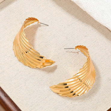 1 Pair Ig Style Retro Leaves Alloy Earrings