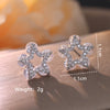 1 Pair Elegant Cute Solid Color Plating Inlay Copper Artificial Pearls Artificial Diamond Silver Plated Ear Studs