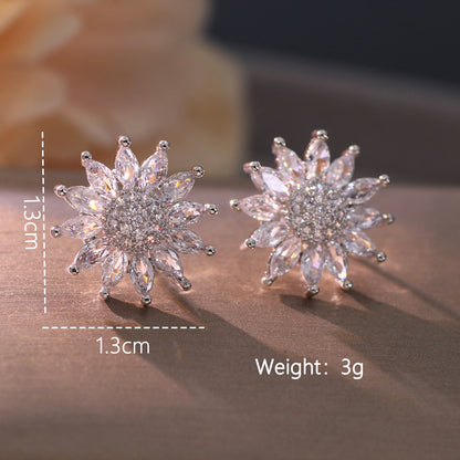 1 Pair Elegant Cute Solid Color Plating Inlay Copper Artificial Pearls Artificial Diamond Silver Plated Ear Studs