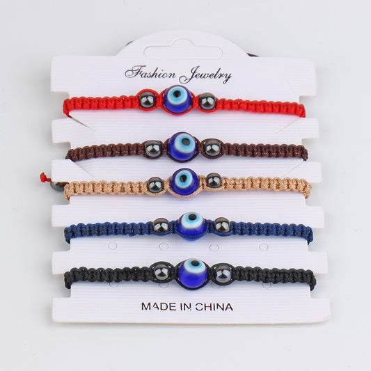 Ig Style Simple Style Eye Glass Rope Knitting Unisex Bracelets