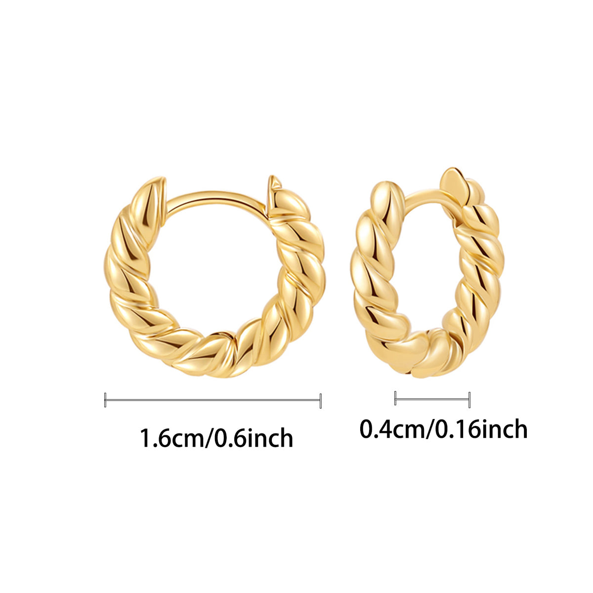 1 Pair Ig Style Simple Style Circle Water Droplets Pearl Plating Inlay Copper Zircon 18k Gold Plated Earrings