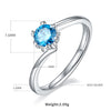 Classical Wedding Solid Color Sterling Silver Hollow Out Moissanite Rhodium Plated Silver Plated Rings