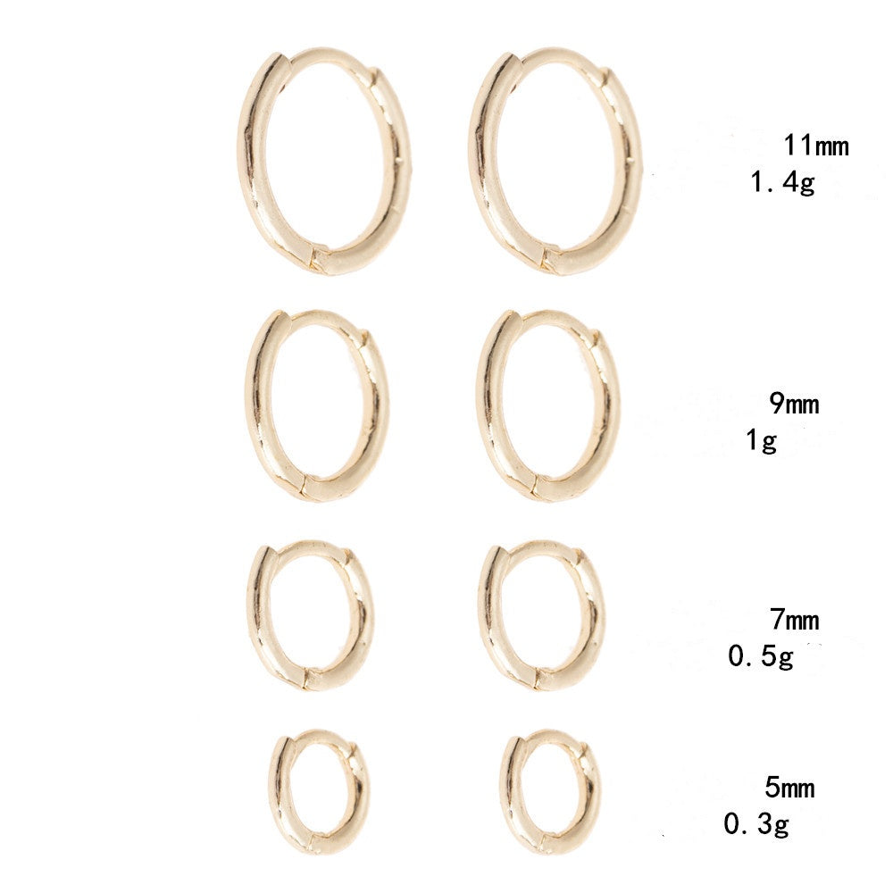 1 Pair Simple Style Round Plating Alloy Earrings