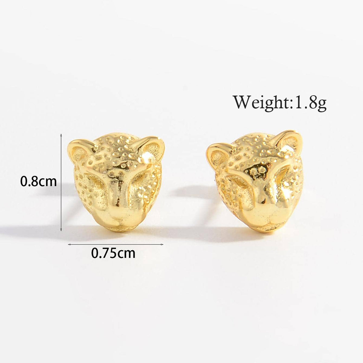 1 Pair Ig Style Cool Style Animal Plating Inlay Sterling Silver Zircon 14k Gold Plated White Gold Plated Ear Studs