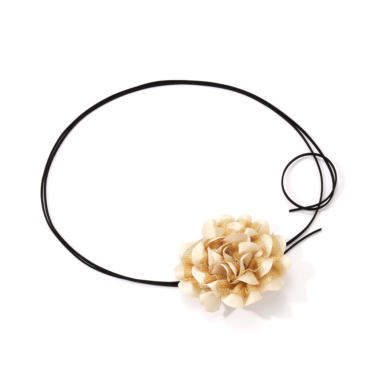 Retro Sexy Flower Cloth Women's Choker