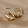 1 Pair Ig Style Simple Style U Shape Plating Copper Earrings