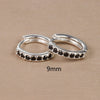 1 Pair Simple Style Round Plating Inlay Copper Zircon Earrings