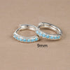 1 Pair Ig Style Simple Style Round Plating Inlay Copper Zircon Earrings