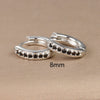 1 Pair Simple Style Round Plating Inlay Copper Zircon Earrings