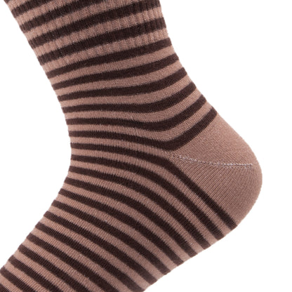 Women's Simple Style Stripe Polyester Stripe Crew Socks A Pair