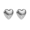 1 Pair Modern Style Simple Style Heart Shape Inlay Copper Zircon Ear Studs