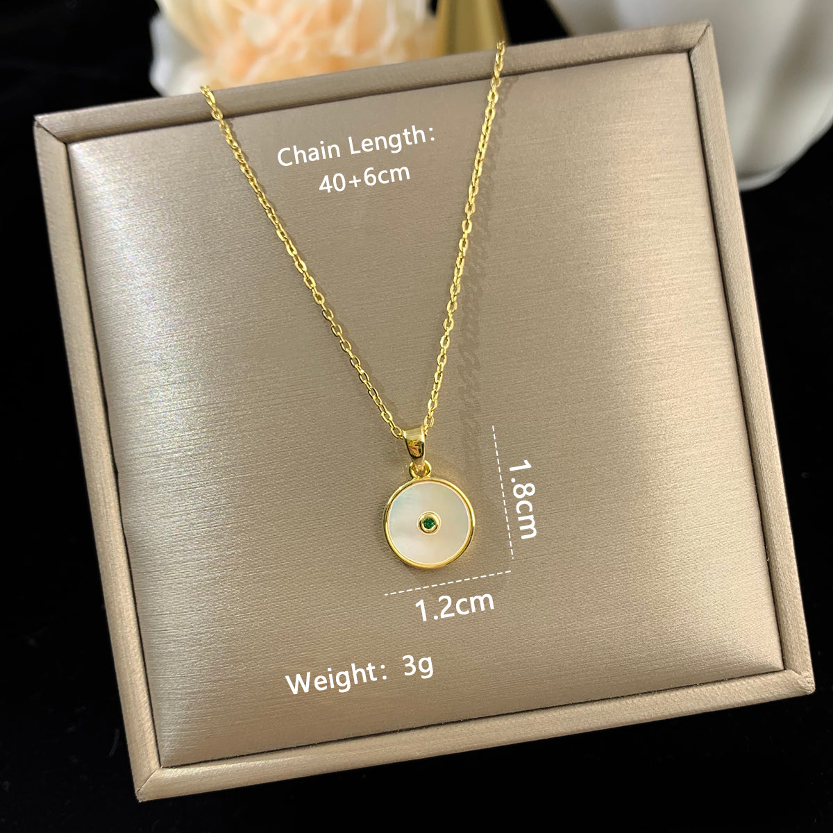 Elegant Letter Moon Stainless Steel Copper Plating Inlay Zircon 14k Gold Plated 18k Gold Plated Silver Plated Pendant Necklace