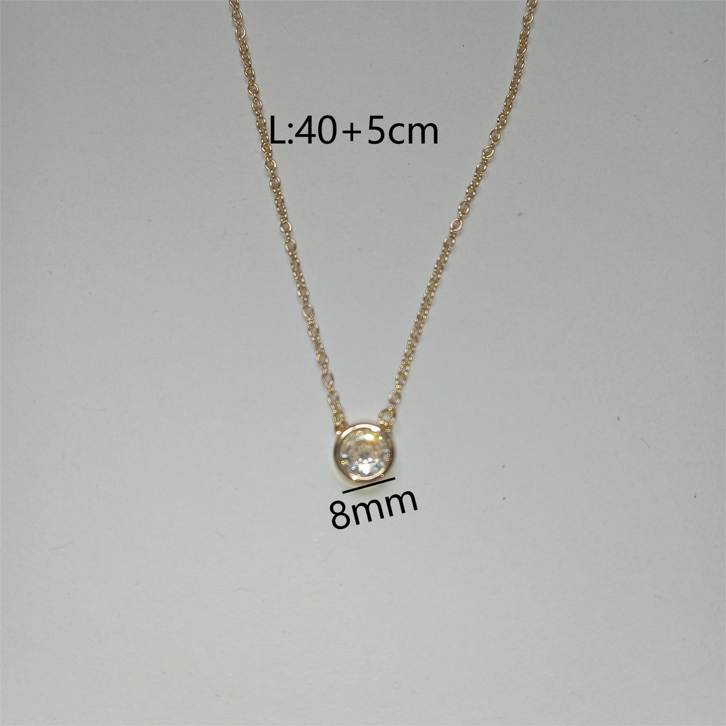 Simple Style Heart Shape Stainless Steel Plating 18k Gold Plated Necklace