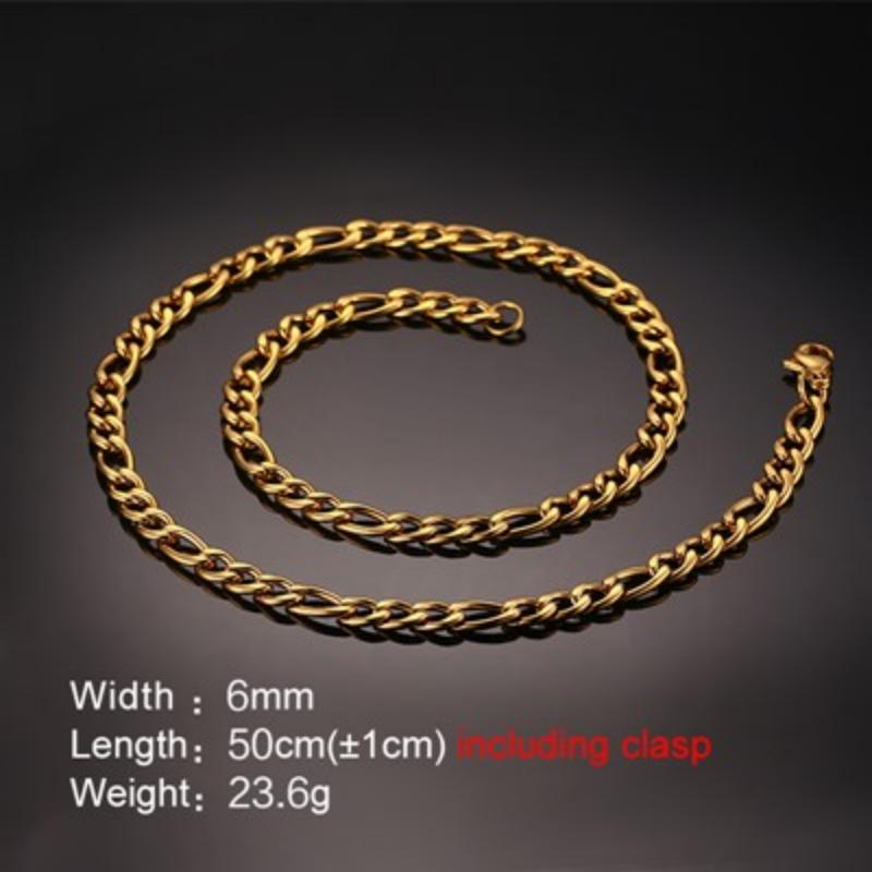 Hip-hop Geometric Stainless Steel Plating Gold Plated Necklace