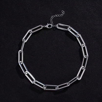 Basic Solid Color Titanium Steel Plating Bracelets