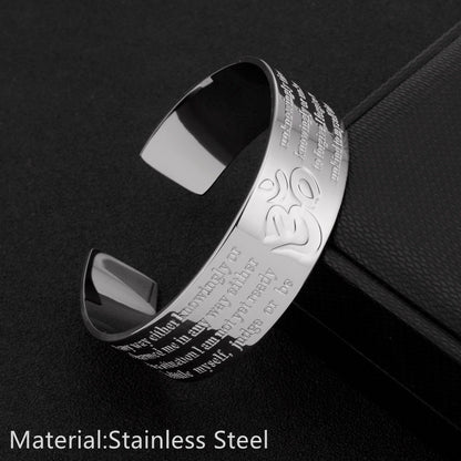 Simple Style Classic Style C Shape Steel Rings Bracelets