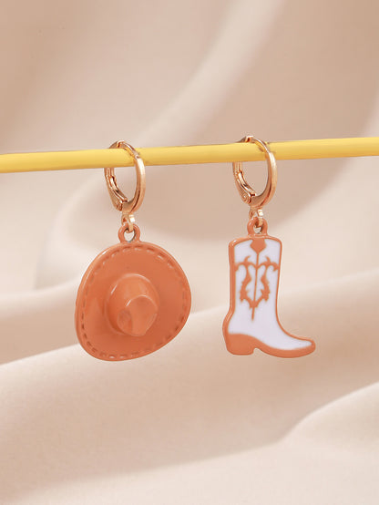 1 Pair Classic Style Cartoon Plastic Drop Earrings