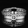 Glam Cross Stainless Steel Plating Bracelets