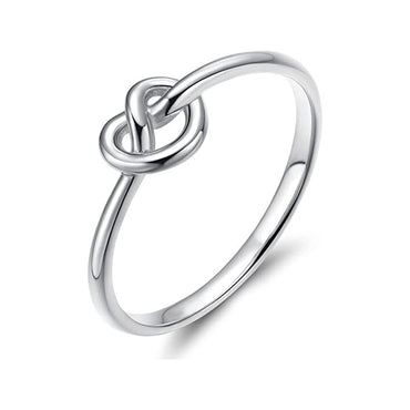 Simple Style Heart Shape Titanium Steel Rings