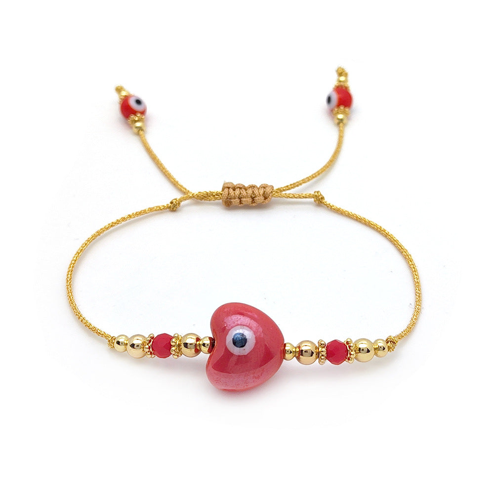 Lady Eye Glass Knitting Women's Bracelets