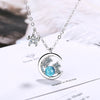 Simple Style Star Copper Inlay Zircon Pendant Necklace