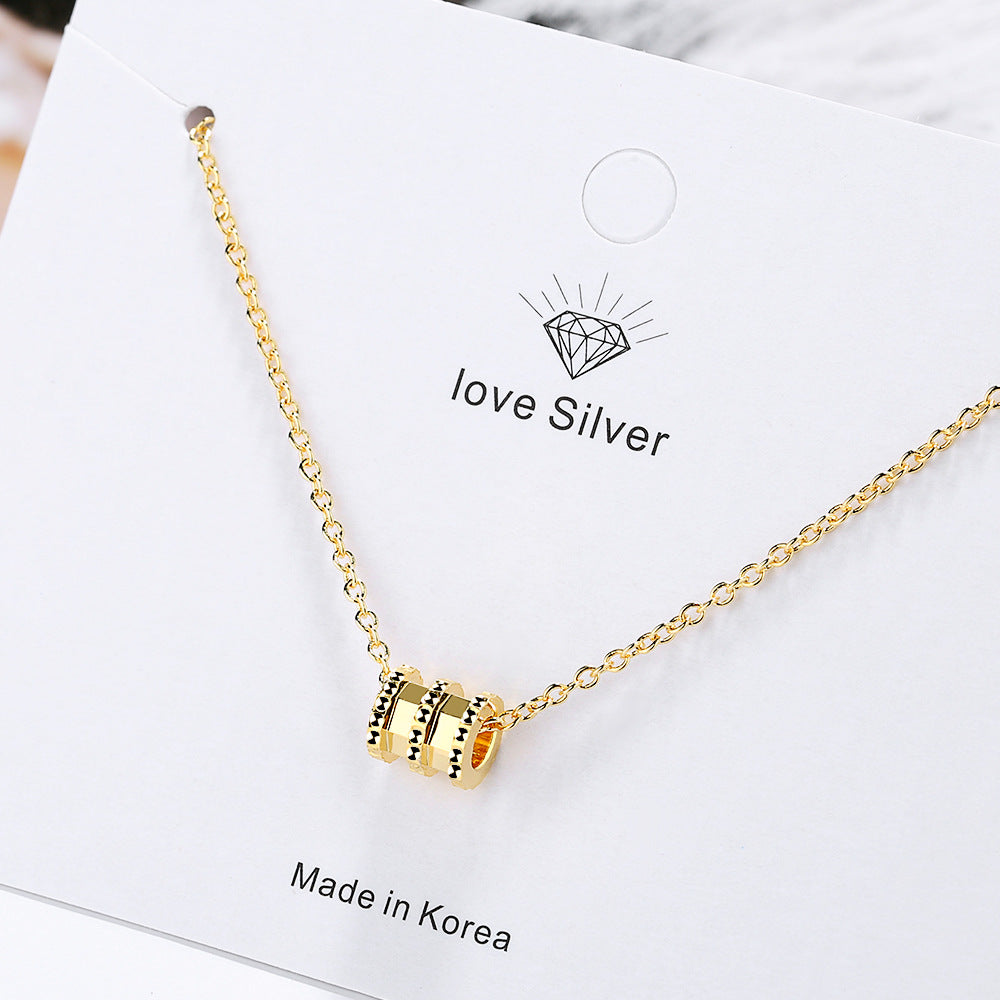 Simple Style Geometric Copper Plating Gold Plated Pendant Necklace