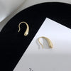 1 Pair Simple Style Solid Color Plating Copper Gold Plated Ear Studs