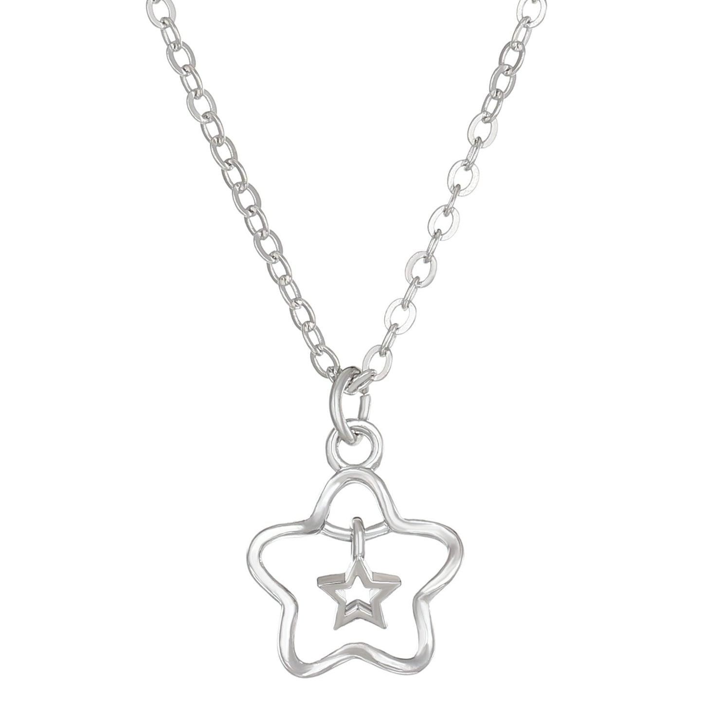 Sweet Star Moon Alloy Women's Pendant Necklace