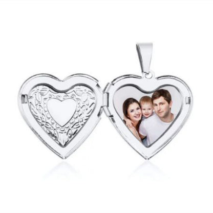 Romantic Heart Shape Stainless Steel Plating Pendant Necklace