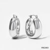 1 Pair Simple Style U Shape Solid Color Plating Stainless Steel Earrings