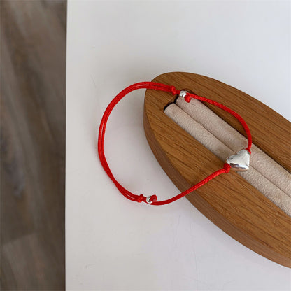 Simple Style Heart Shape Rope Plating Women's Bracelets