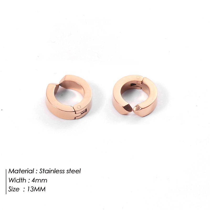 Simple Ear Clips Ear Bone Clip Stainless Steel Earrings Wholesale