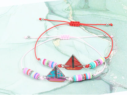 Simple Style Rhombus Alloy Women's Bracelets