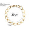 Simple Style Geometric Stainless Steel Plating Inlay Zircon 18k Gold Plated Bracelets