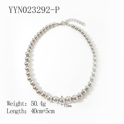 Ig Style Vintage Style Color Block Stainless Steel Plating 18k Gold Plated Bracelets Necklace