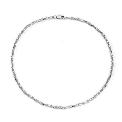 Stainless Steel Simple Style Solid Color Polishing Bracelets Necklace