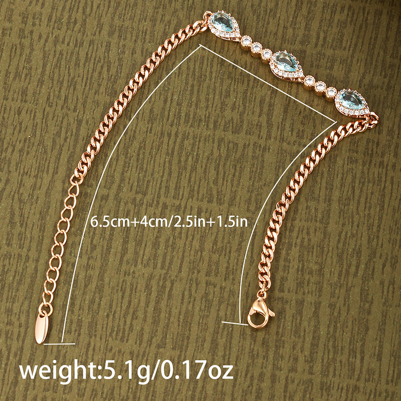 Luxurious Xuping Geometric 18k Gold Plated Artificial Diamond Alloy Wholesale Bracelets