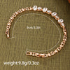 Luxurious Xuping Geometric 18k Gold Plated Artificial Diamond Alloy Wholesale Bracelets