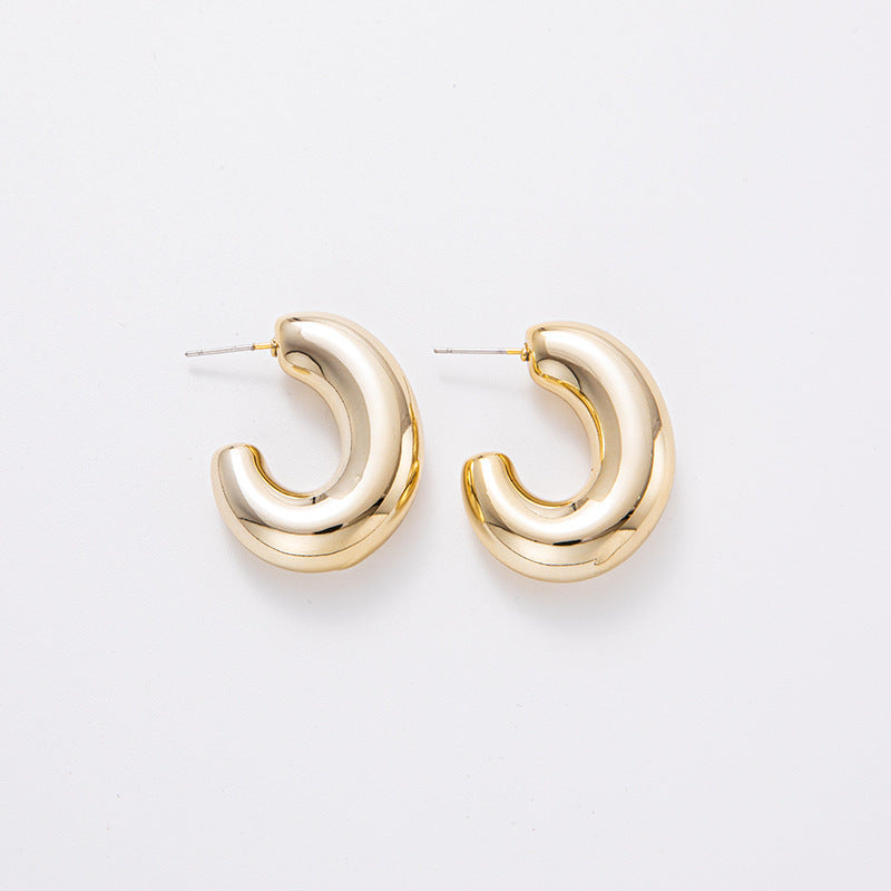 1 Pair Simple Style Geometric Plating Arylic Earrings