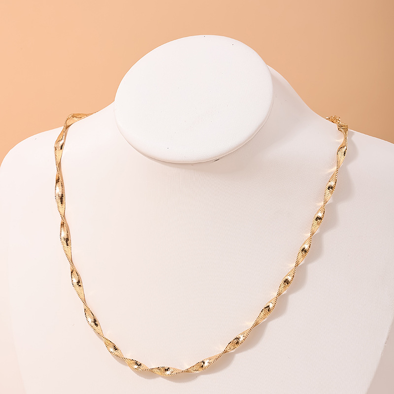 Ig Style Simple Style Solid Color Copper Necklace