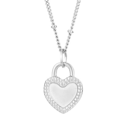 Simple Style Heart Shape Titanium Steel Inlay Resin Pendant Necklace