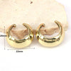 1 Pair Retro Simple Style Solid Color Solid Color Plating Inlay Copper 18k Gold Plated Ear Cuffs