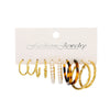 1 Set Fashion Geometric Plating Metal Earrings