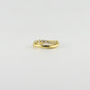 Personality Ins Ring S925 Sterling Silver Gold-plated Silver Ring