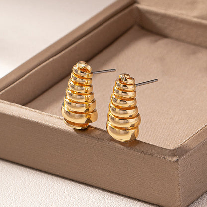 1 Pair Cute Thread Alloy Ear Studs