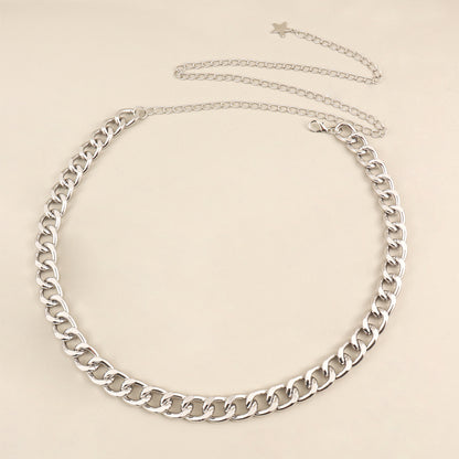 Casual Business Star Alloy Tassel Women's Waist Chain