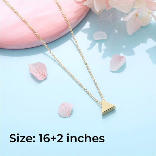 Casual Classic Style Triangle Arrow Copper Plating 14k Gold Plated Pendant Necklace